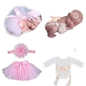 Newborn girl photoshoot outfits